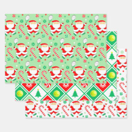 Tennis Holiday Gift Geschenkpapier Set