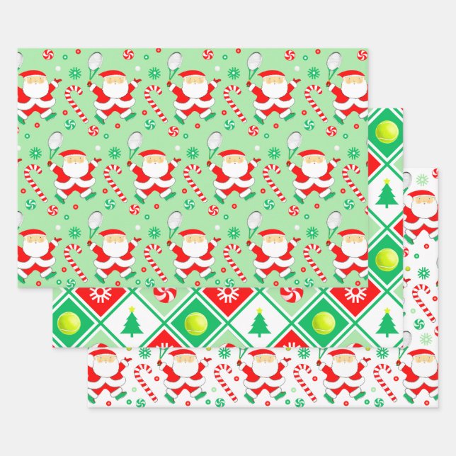 Tennis Holiday Gift Geschenkpapier Set (Set)