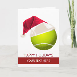 Tennis Holiday Grußkarten Feiertagskarte