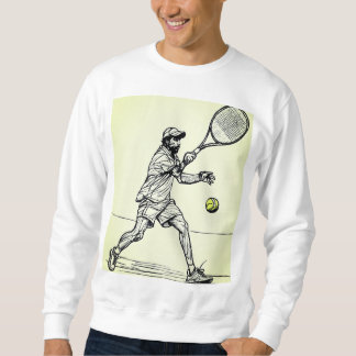 Tennis im Einsatz Sweatshirt