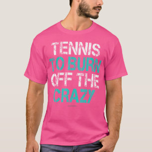 Tennis im sonnigen Tischtennis zum Abbrennen T-Shirt