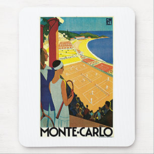 Tennis in Monte Carlo Mousepad