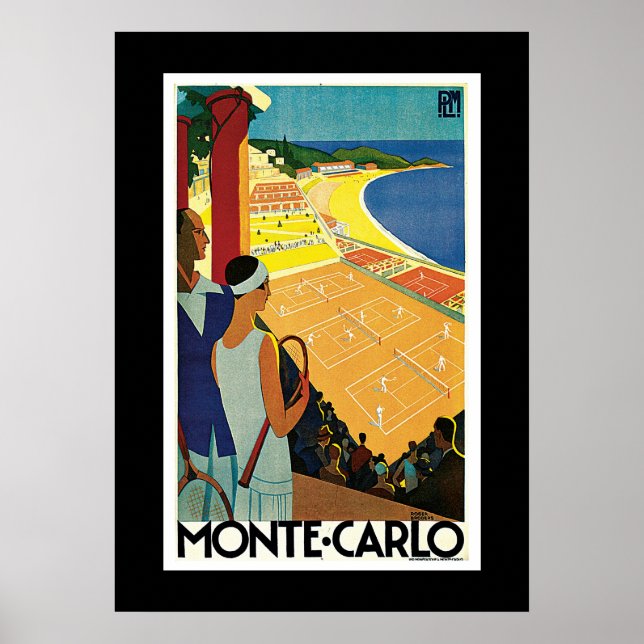 Tennis in Monte Carlo Poster (Vorne)