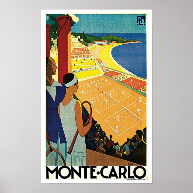 Tennis in Monte Carlo Poster (Vorne)