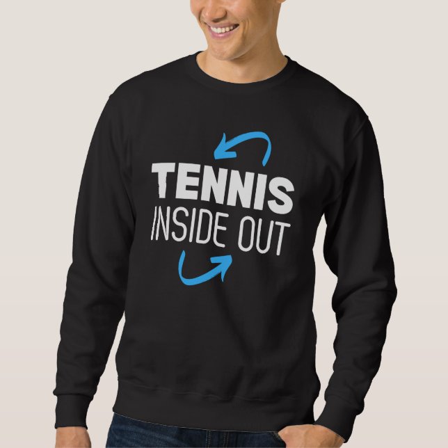 Tennis Inside Out Langarm-Sweatshirt Sweatshirt (Vorderseite)
