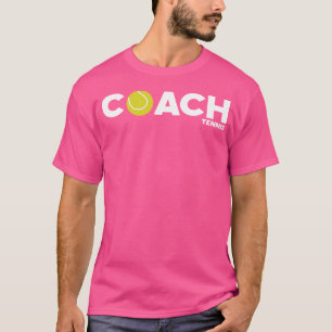 Tennis Instructor Bekleidung Tennistrainer T-Shirt