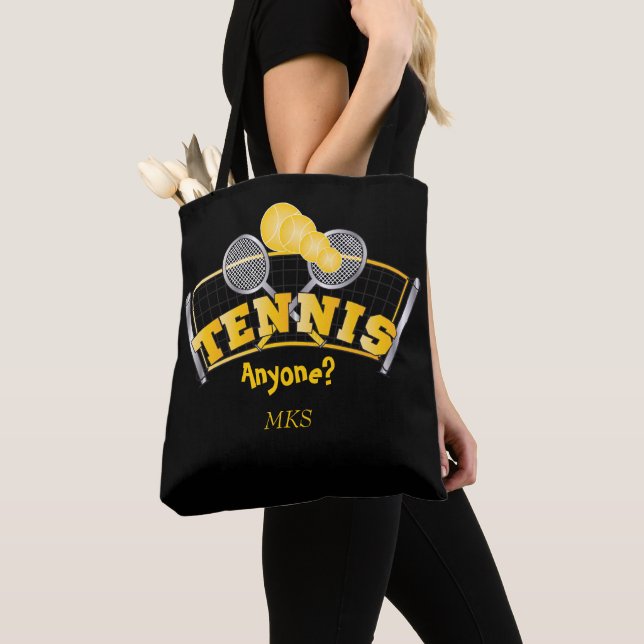 Tennis Irgendjemand? - Gelbe Tasche (Von Nahem)