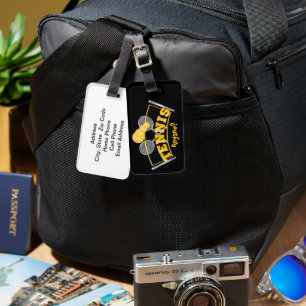 Tennis Irgendjemand? Gepäckanhänger