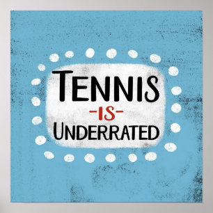 Tennis ist ein Untergang der Postermauer Art Poster