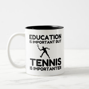 TENNIS IST EINFÜHRER ZWEIFARBIGE TASSE