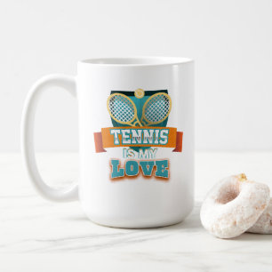 Tennis ist meine Liebe-Tasse Kaffeetasse