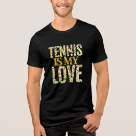 Tennis ist meine Liebe Tri-Blend Shirt