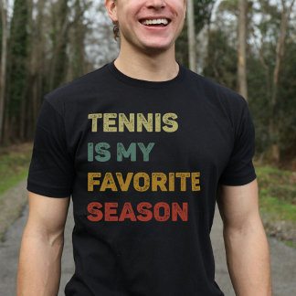 Tennis ist meine Lieblingsjahreszeit Retro T-Shirt