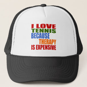 Tennis ist meine Therapie Truckerkappe
