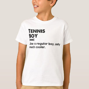 Tennis Junge Lustige Definition Tennisliebhaber T-Shirt