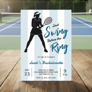 Tennis Junggesellinnenabschied letzter Schwung vor Einladung