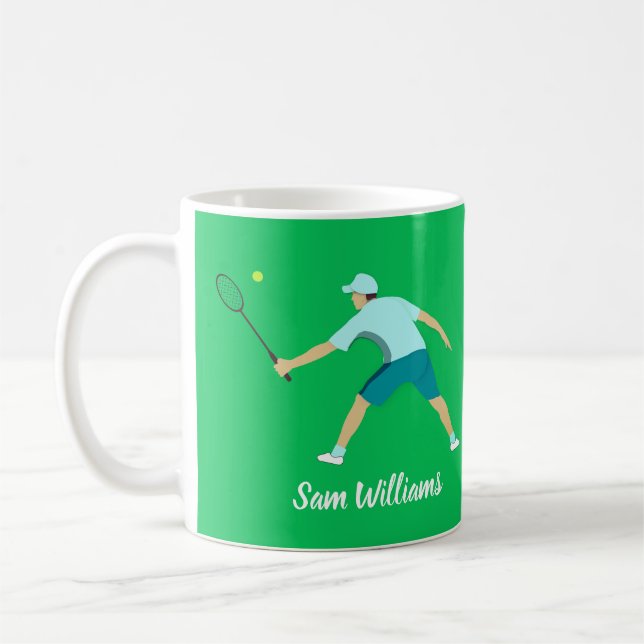 Tennis Kaffeetasse (Links)