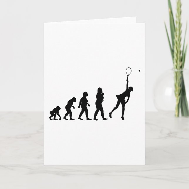 Tennis Karte (Vorderseite)