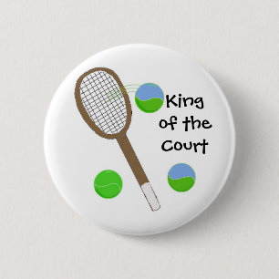 Tennis - König des Gerichtshofes Button