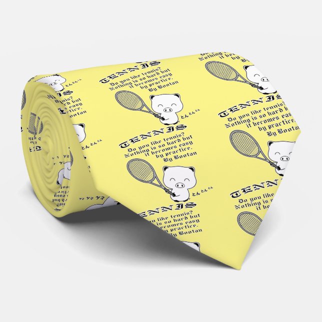Tennis-Krawatte Krawatte (Gerollt)