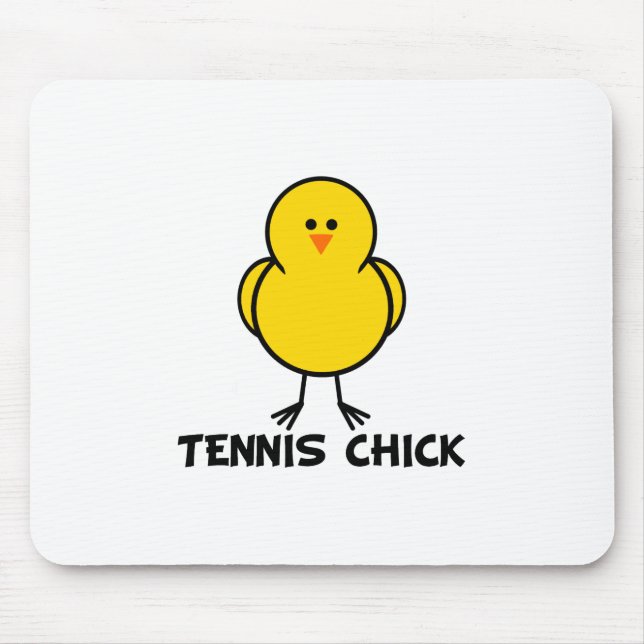 Tennis-Küken Mousepad (Vorne)