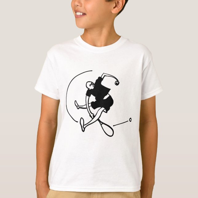 Tennis-Kunst durch Kyle T. Webster T-Shirt (Vorderseite)