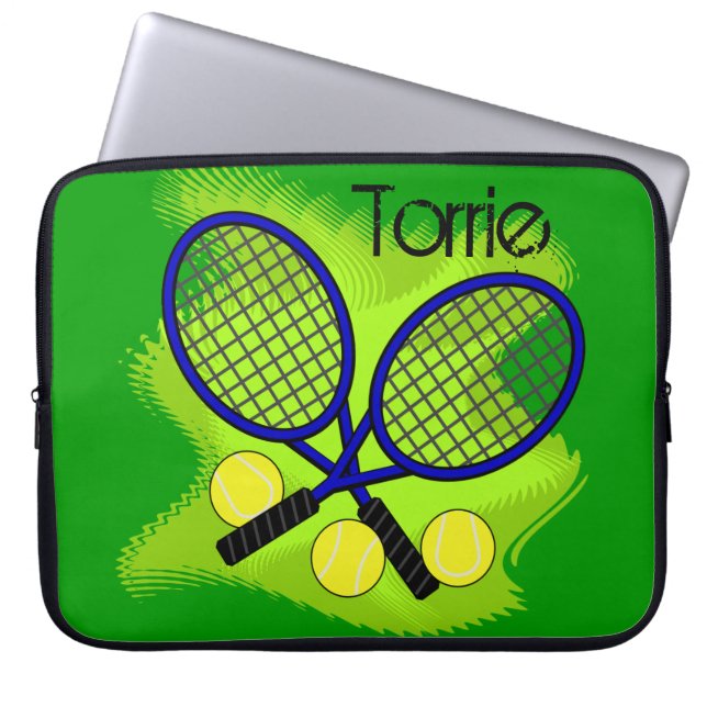 Tennis-Laptop-Hülse Laptopschutzhülle (Vorderseite)