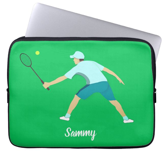 Tennis Laptopschutzhülle (Vorderseite)