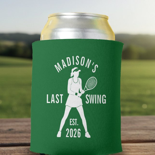 Tennis letzter Schwung vor dem Ring Junggesellinne Dosenkühler (Von Creator hochgeladen)
