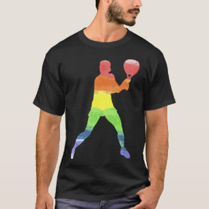 Tennis LGBTQ Stolz-Monat-Dinge für Tennisspieler T-Shirt