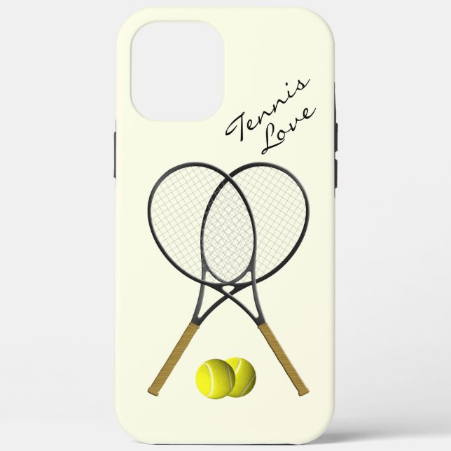 Tennis Liebe Doubles Case-Mate iPhone Hülle (Rückseite)