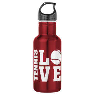 Tennis-Liebe Edelstahlflasche