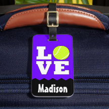 Tennis LIEBE Individuelle Name & Color Tennis Rack