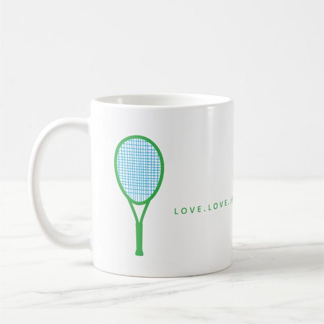 Tennis-Liebe Kaffeetasse (Links)