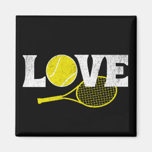 Tennis-Liebe Magnet