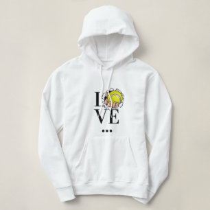 Tennis Liebe Motivierend Sports Player Coach Gesch Hoodie