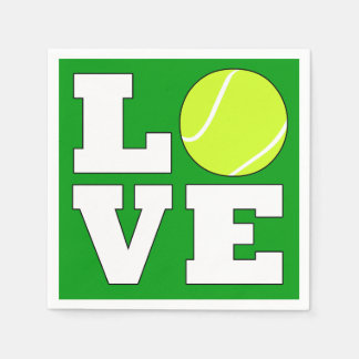 Tennis LIEBE Party oder Banquet Cocktail Napkins Serviette