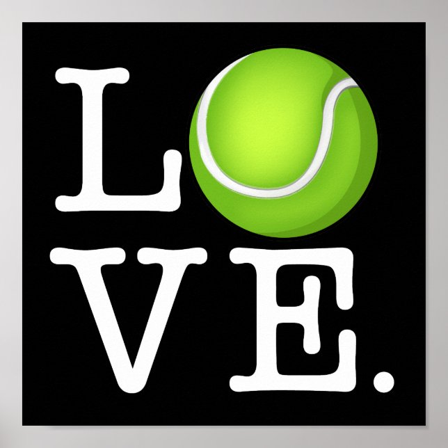 Tennis Liebe Poster (Vorne)