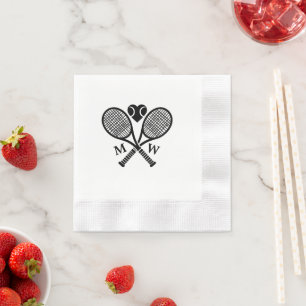 Tennis-Liebe Serviette