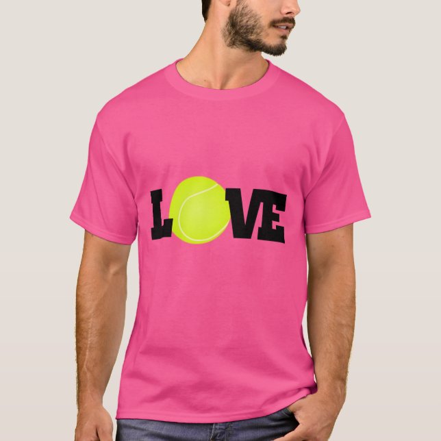 Tennis-Liebe T-Shirt (Vorderseite)