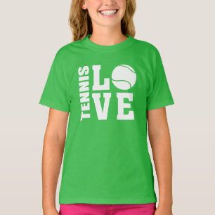 Tennis-Liebhaber, Tennis-LIEBE, Tennis-T - Shirt