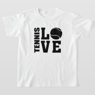 Tennis-Liebhaber, Tennis-LIEBE, Tennis-T - Shirt