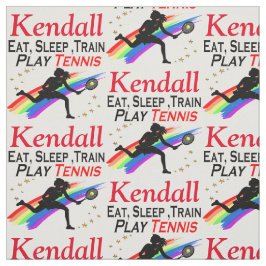 TENNIS LIFE PERSONALISIERT FABRIC STOFF