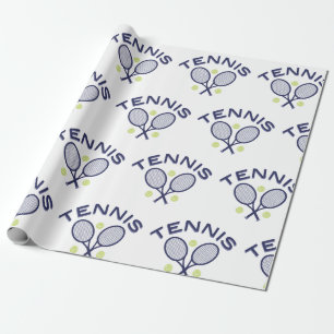 Tennis-Logo Geschenkpapier
