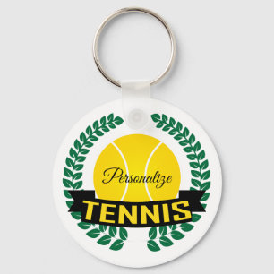 Tennis Logo Wreath Schlüsselanhänger