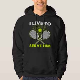 Tennis Lover Player Ich spiele und ich weiß, was l Hoodie