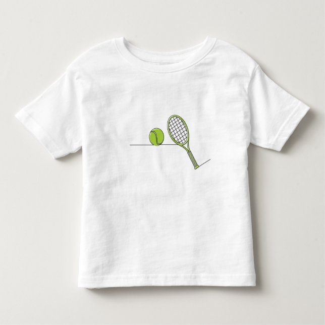 Tennis Lover | Tennisgeschenk Kleinkind T-shirt (Vorderseite)