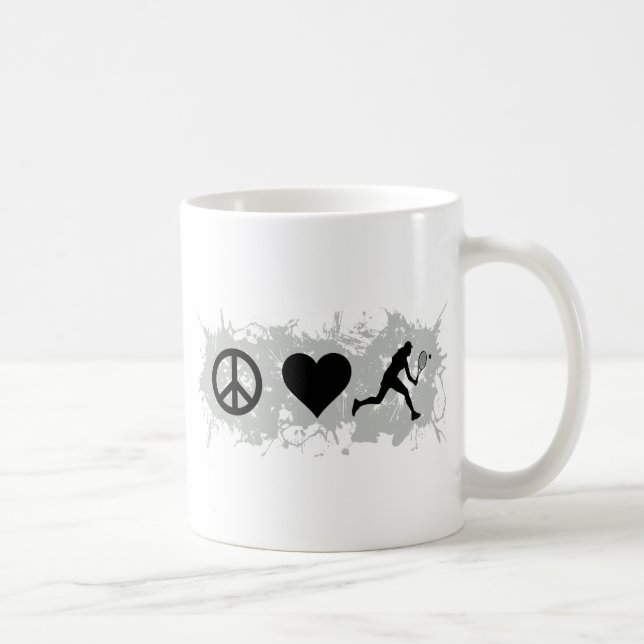 Tennis-Mädchen 2 Kaffeetasse (Rechts)