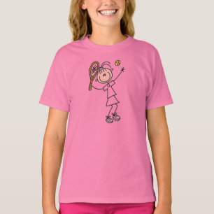 Tennis-Mädchen drei T-Shirt