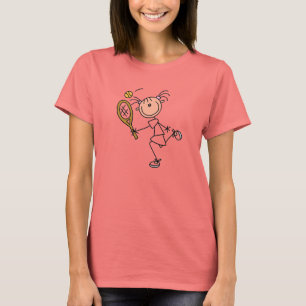 Tennis-Mädchen eins T-Shirt